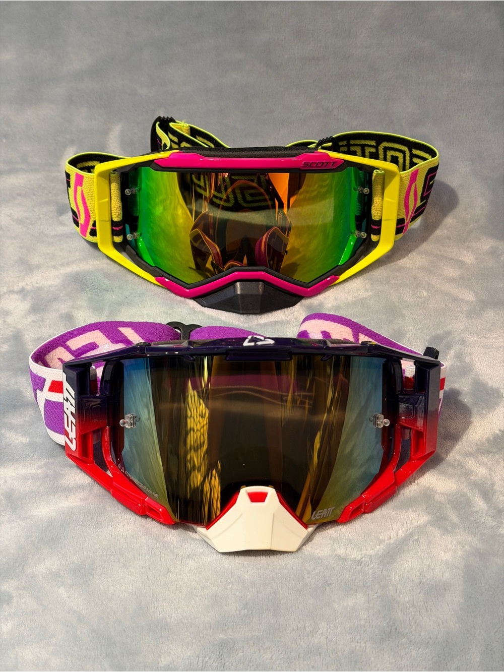 2 goggles rider glasses